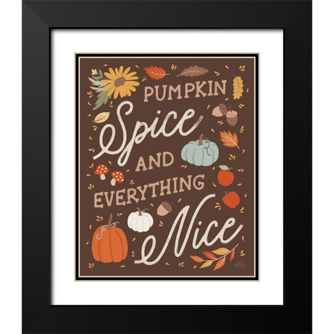 Harvest Wishes V Black Modern Wood Framed Art Print with Double Matting by Marshall, Laura