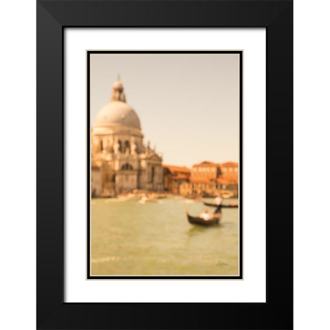 Essence of Venice I Black Modern Wood Framed Art Print with Double Matting by Aledanda