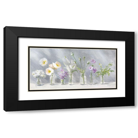 Country Fresh I Black Modern Wood Framed Art Print with Double Matting by Nai, Danhui