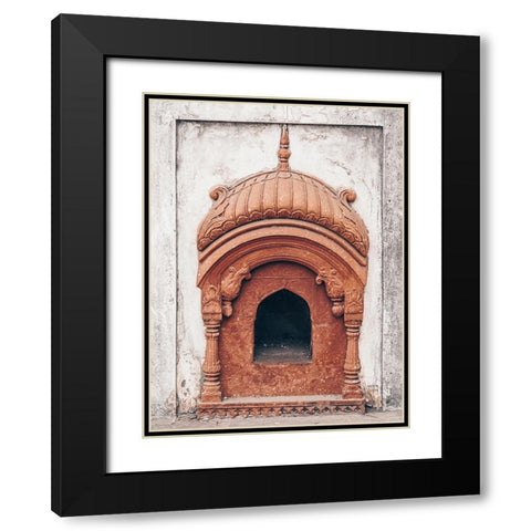 Offering Black Modern Wood Framed Art Print with Double Matting by Larson, Nathan