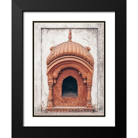 Offering Black Modern Wood Framed Art Print with Double Matting by Larson, Nathan