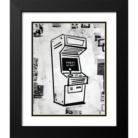 Arcade I Black Modern Wood Framed Art Print with Double Matting by Youngstrom, Kent