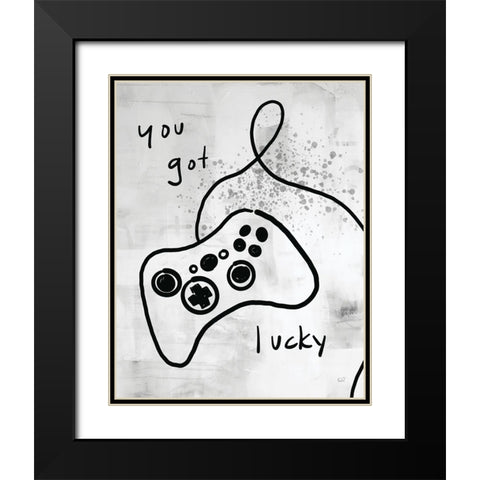 Arcade IV Black Modern Wood Framed Art Print with Double Matting by Youngstrom, Kent