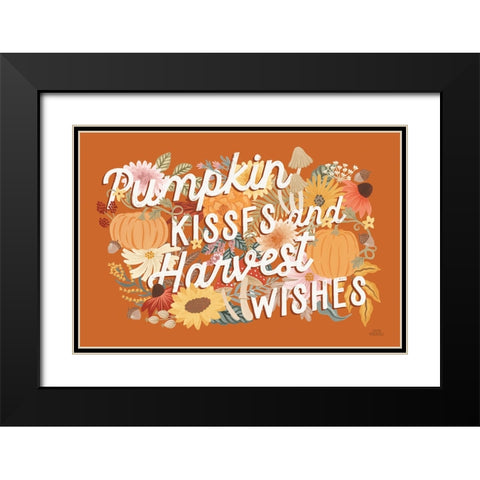 Autumn Meadow VII Black Modern Wood Framed Art Print with Double Matting by Marshall, Laura