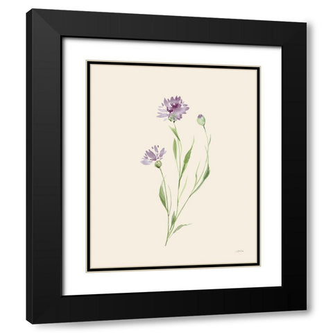 Wild Blooms II Black Modern Wood Framed Art Print with Double Matting by Pete, Katrina
