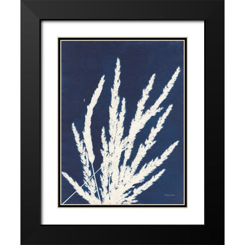 Ornamental Grass II Black Modern Wood Framed Art Print with Double Matting by Ferguson, Kathy