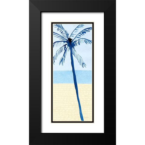 Laguna Palms Triptych III Black Modern Wood Framed Art Print with Double Matting by Charro, Mercedes Lopez