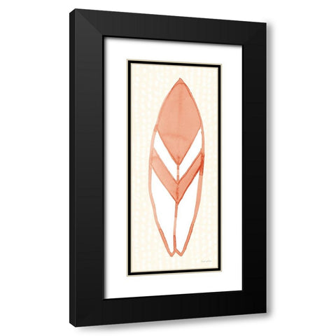 Laguna Surfboards II Black Modern Wood Framed Art Print with Double Matting by Charro, Mercedes Lopez