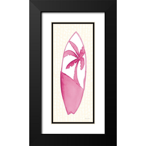 Laguna Surfboards V Black Modern Wood Framed Art Print with Double Matting by Charro, Mercedes Lopez