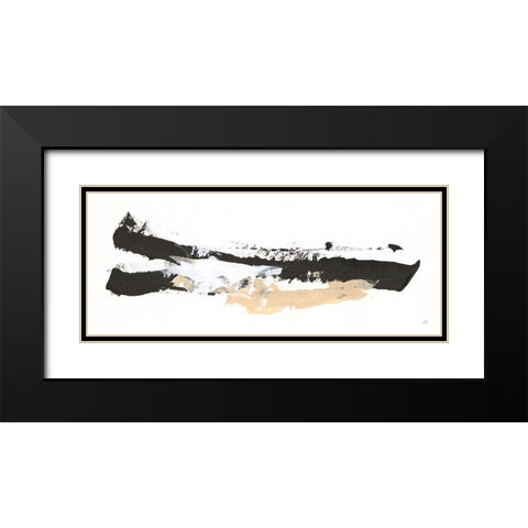 Scraping By III Black Modern Wood Framed Art Print with Double Matting by Paschke, Chris