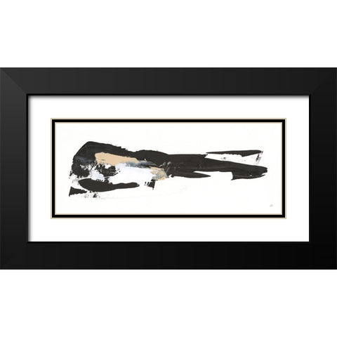 Scraping By IV Black Modern Wood Framed Art Print with Double Matting by Paschke, Chris