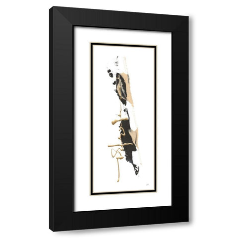 Instinct IV Black Modern Wood Framed Art Print with Double Matting by Paschke, Chris