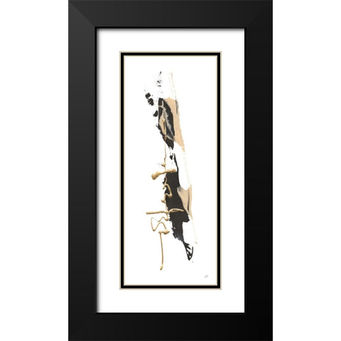 Instinct IV Black Modern Wood Framed Art Print with Double Matting by Paschke, Chris