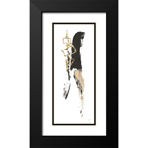 Instinct VI Black Modern Wood Framed Art Print with Double Matting by Paschke, Chris