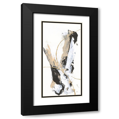 Composite I Black Modern Wood Framed Art Print with Double Matting by Paschke, Chris