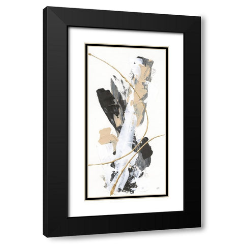 Composite II Black Modern Wood Framed Art Print with Double Matting by Paschke, Chris