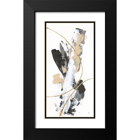 Composite II Black Modern Wood Framed Art Print with Double Matting by Paschke, Chris