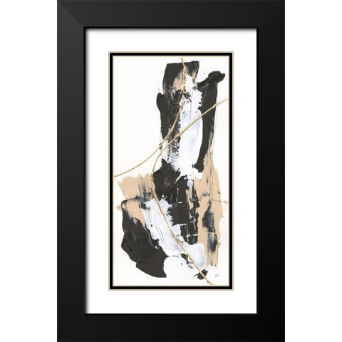 Composite IV Black Modern Wood Framed Art Print with Double Matting by Paschke, Chris