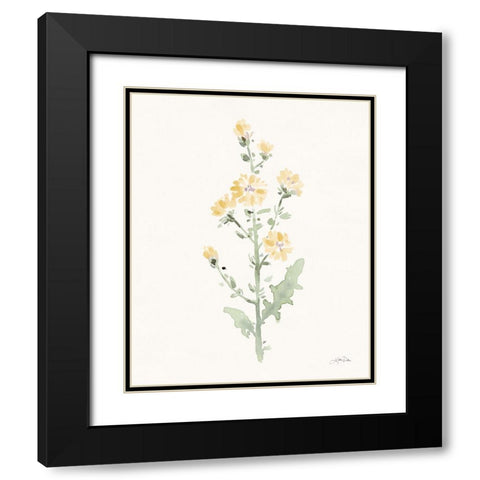 Flowers of the Wild III Pastel Black Modern Wood Framed Art Print with Double Matting by Pete, Katrina