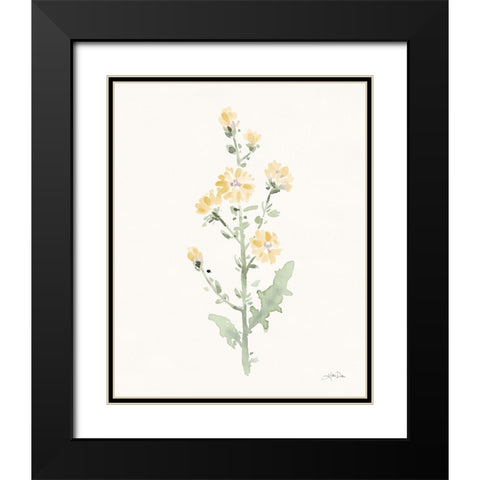 Flowers of the Wild III Pastel Black Modern Wood Framed Art Print with Double Matting by Pete, Katrina