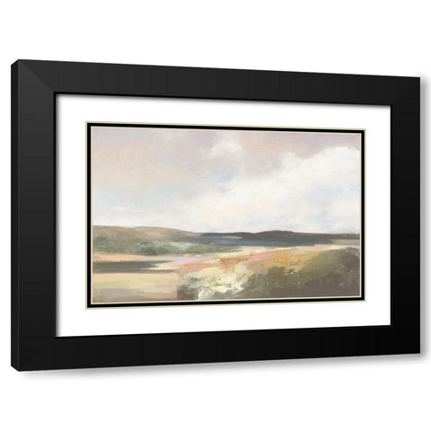 Dawn by the Water Neutral Black Modern Wood Framed Art Print with Double Matting by Purinton, Julia
