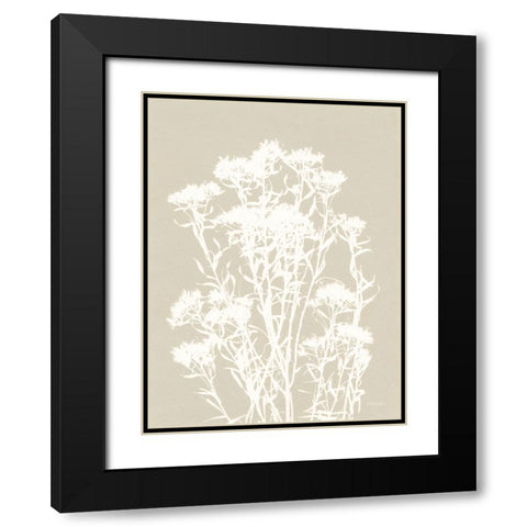 Alpine Flower II Neutral Black Modern Wood Framed Art Print with Double Matting by Ferguson, Kathy