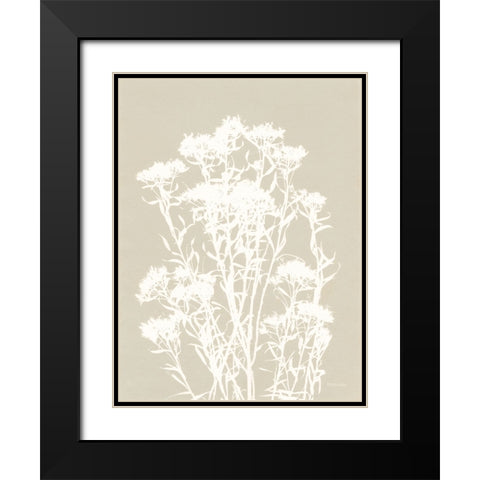Alpine Flower II Neutral Black Modern Wood Framed Art Print with Double Matting by Ferguson, Kathy