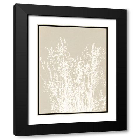 Ornamental Grass I Neutral Black Modern Wood Framed Art Print with Double Matting by Ferguson, Kathy
