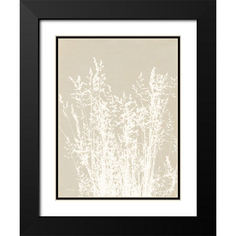 Ornamental Grass I Neutral Black Modern Wood Framed Art Print with Double Matting by Ferguson, Kathy