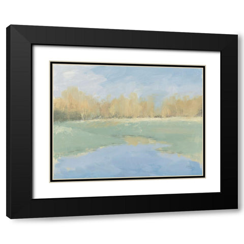 Early Morning Black Modern Wood Framed Art Print with Double Matting by Studio, Wellington