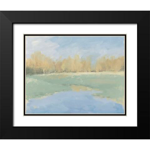 Early Morning Black Modern Wood Framed Art Print with Double Matting by Studio, Wellington