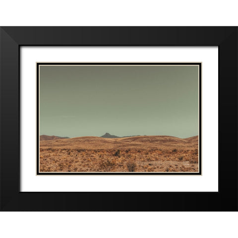 Welcome II Black Modern Wood Framed Art Print with Double Matting by Larson, Nathan