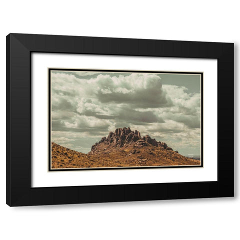 Welcome VIII Black Modern Wood Framed Art Print with Double Matting by Larson, Nathan