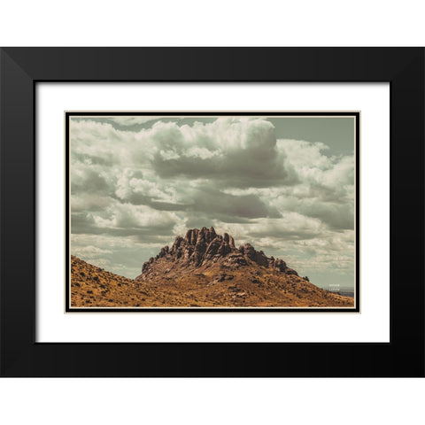 Welcome VIII Black Modern Wood Framed Art Print with Double Matting by Larson, Nathan