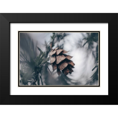 cooling Black Modern Wood Framed Art Print with Double Matting by Larson, Nathan