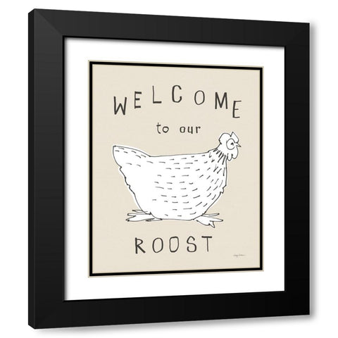Roost I Black Modern Wood Framed Art Print with Double Matting by Tillmon, Avery