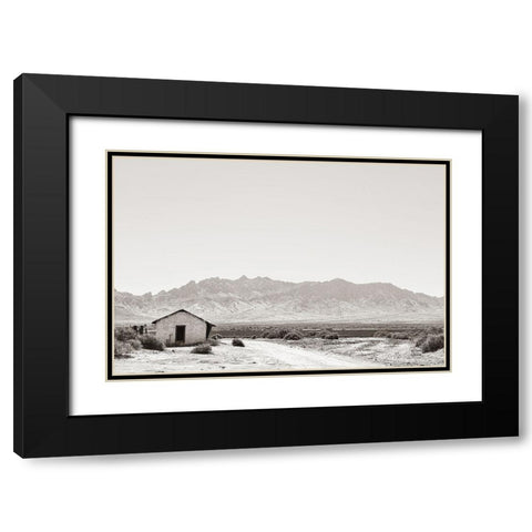 The Sun and All Black Modern Wood Framed Art Print with Double Matting by Larson, Nathan