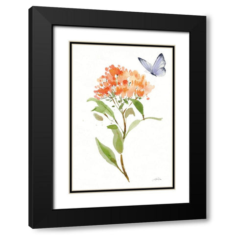 Wild for Wildflowers II Black Modern Wood Framed Art Print with Double Matting by Pete, Katrina
