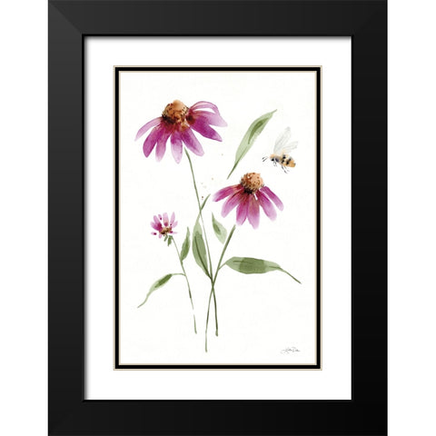 Wild for Wildflowers V Black Modern Wood Framed Art Print with Double Matting by Pete, Katrina