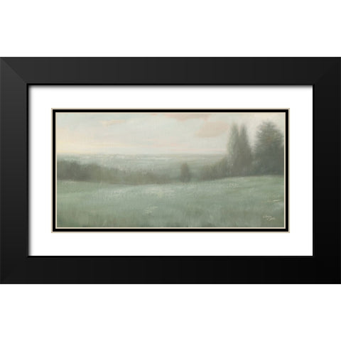 December Landscape I Black Modern Wood Framed Art Print with Double Matting by Wellington Studio