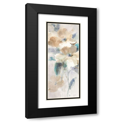 Sensation V Black Modern Wood Framed Art Print with Double Matting by Nai, Danhui