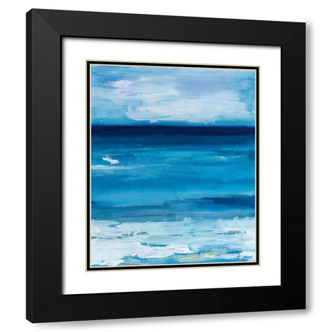 Ocean Life Black Modern Wood Framed Art Print with Double Matting by Munger, Pamela