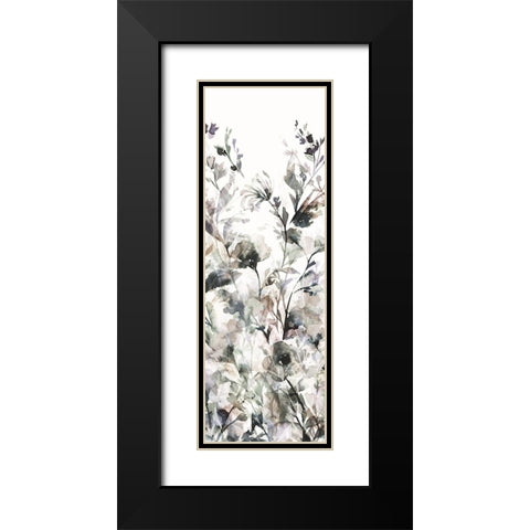 Transparent Garden II Panel I Neutral Black Modern Wood Framed Art Print with Double Matting by Wild Apple Portfolio