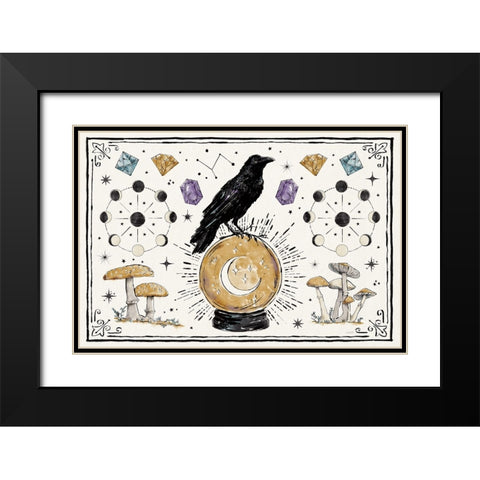 Mystic Moon I Black Modern Wood Framed Art Print with Double Matting by Tavoletti, Anne
