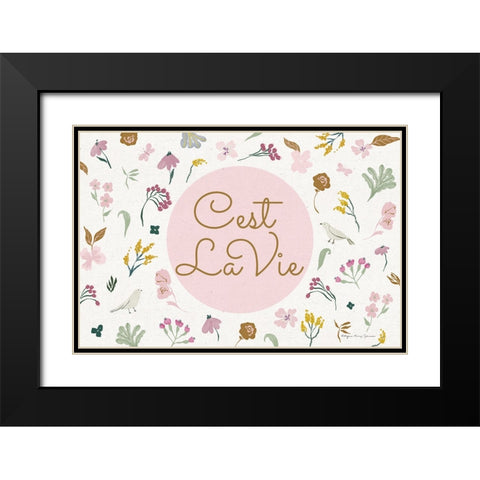 French Garden III Black Modern Wood Framed Art Print with Double Matting by Kucwaj-Tybur, Kasia