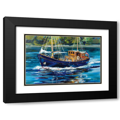 Heading to the Show Black Modern Wood Framed Art Print with Double Matting by Vertentes, Jeanette