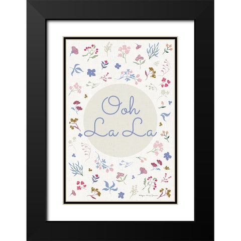 French Garden VI Black Modern Wood Framed Art Print with Double Matting by Kucwaj-Tybur, Kasia