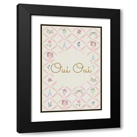 French Garden VIII Black Modern Wood Framed Art Print with Double Matting by Kucwaj-Tybur, Kasia