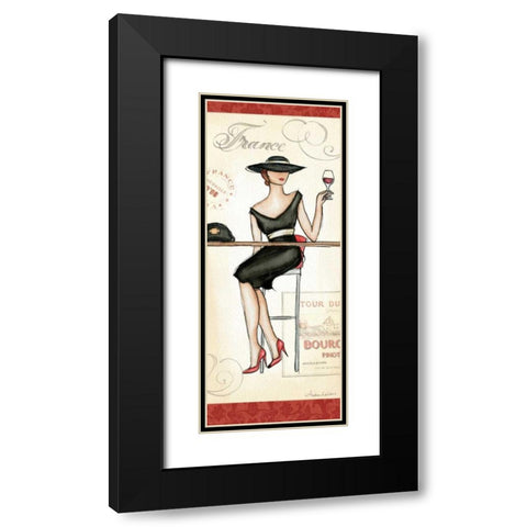 Wine Event III Black Modern Wood Framed Art Print with Double Matting by Laliberte, Andrea