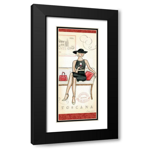 Wine Event IV Black Modern Wood Framed Art Print with Double Matting by Laliberte, Andrea